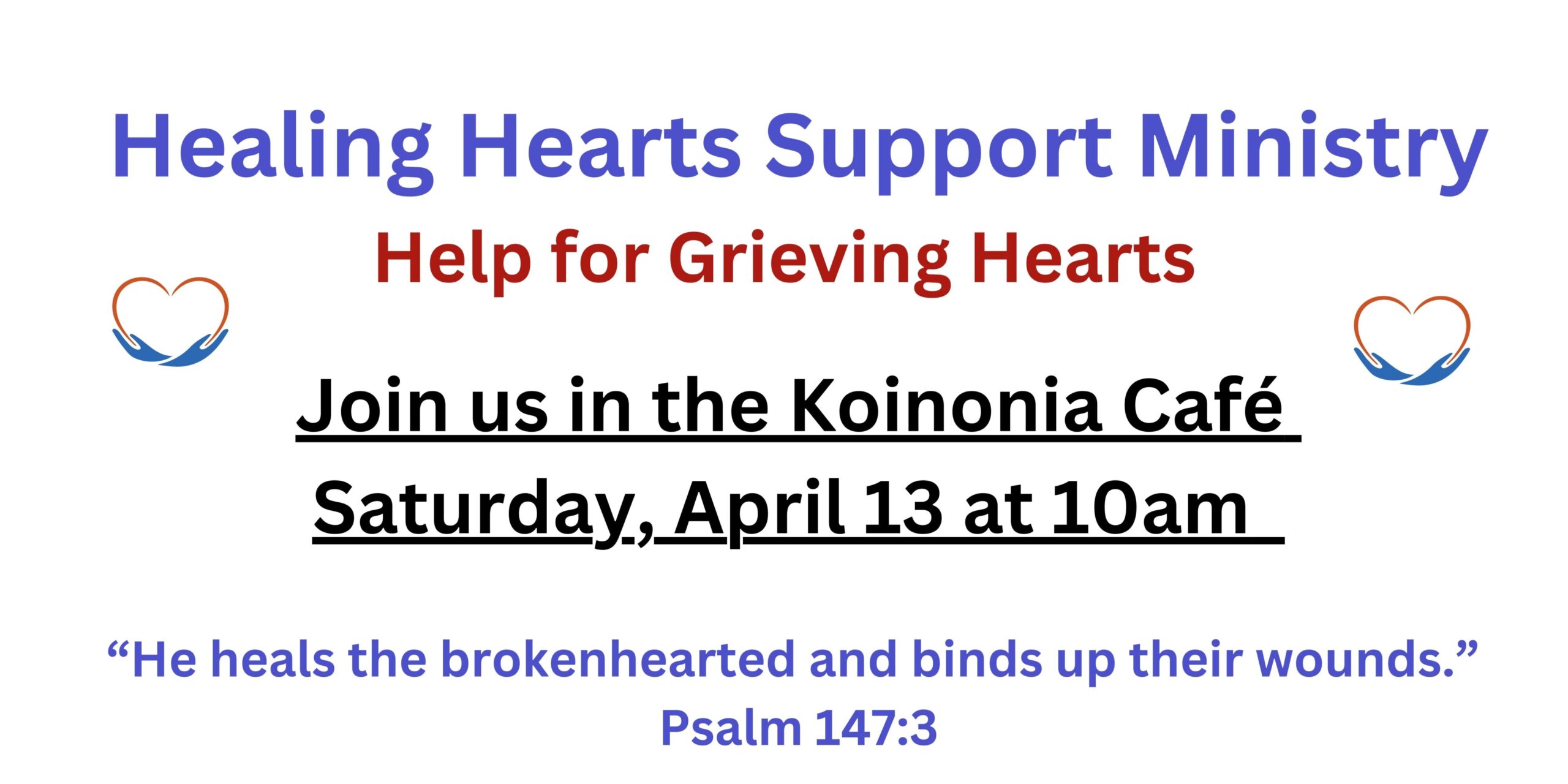 Healing Hearts Support Ministry April 13 - Prevailing Word Church