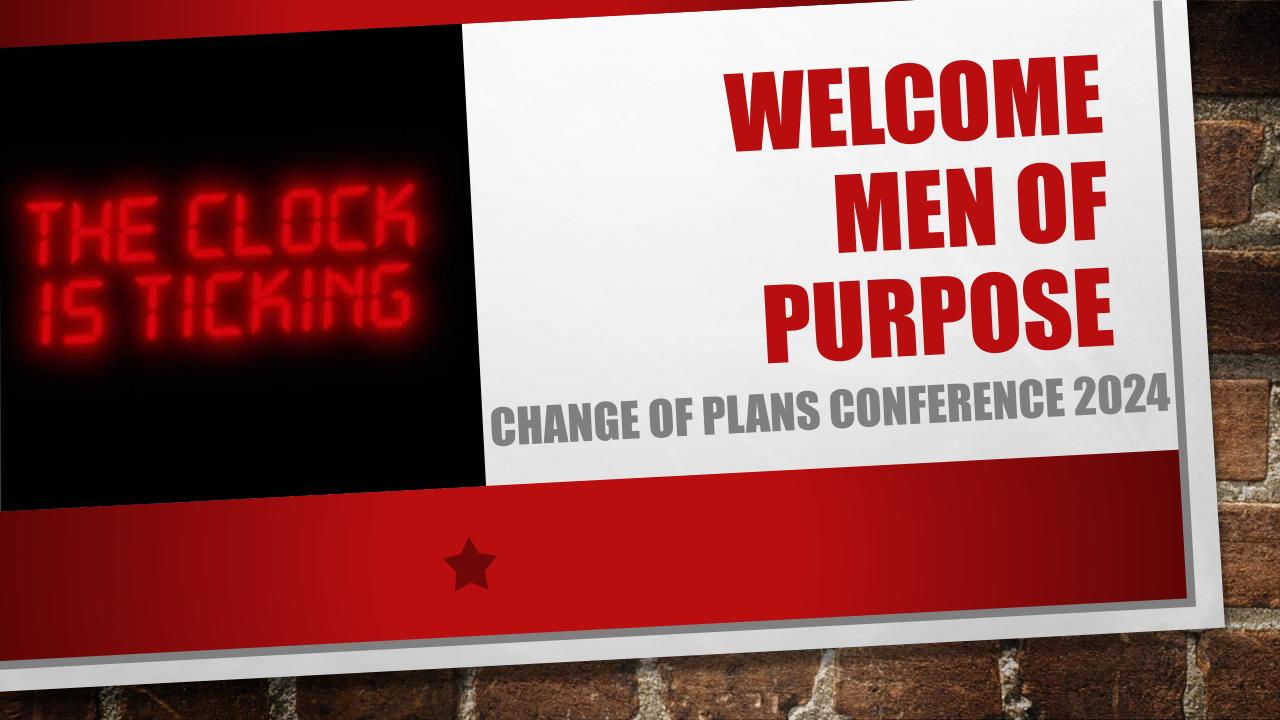 Mens Conference Re Cap