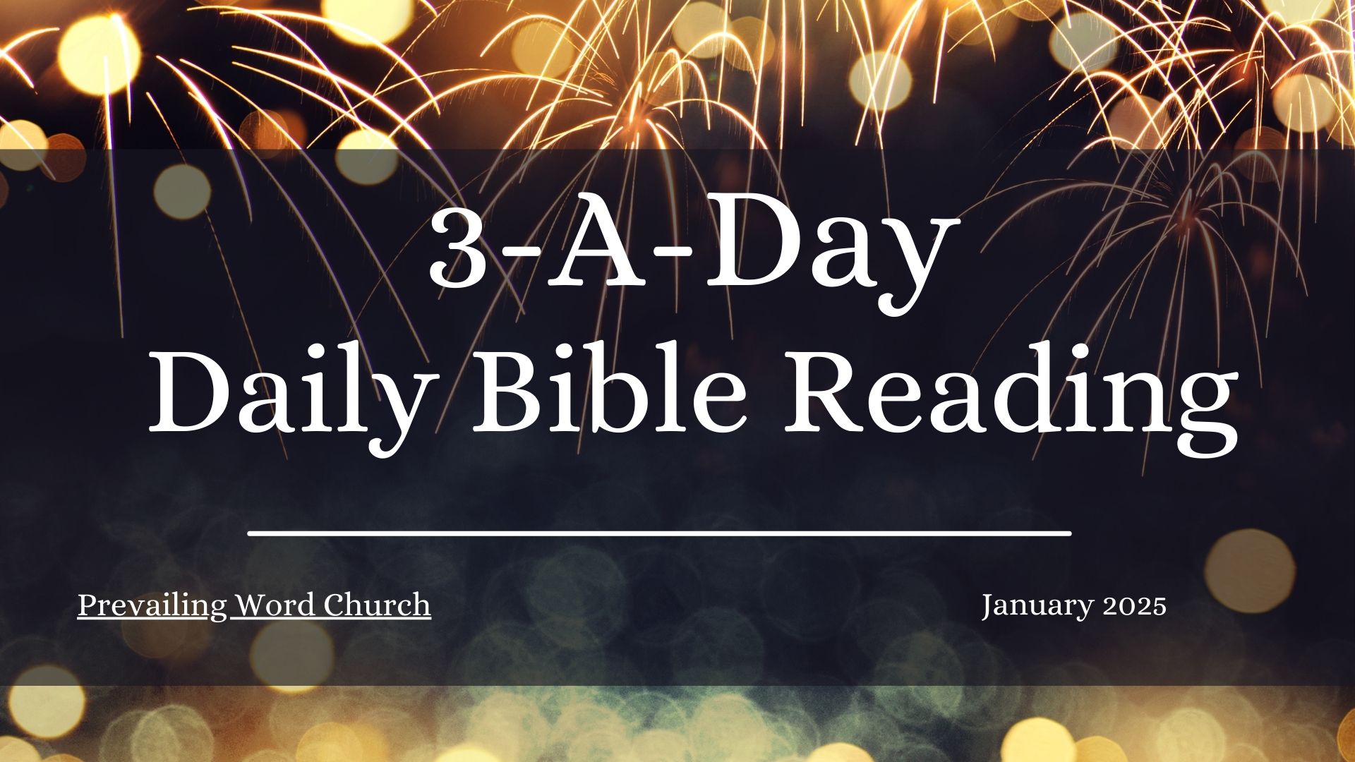 3 A Day Daily Bible Reading